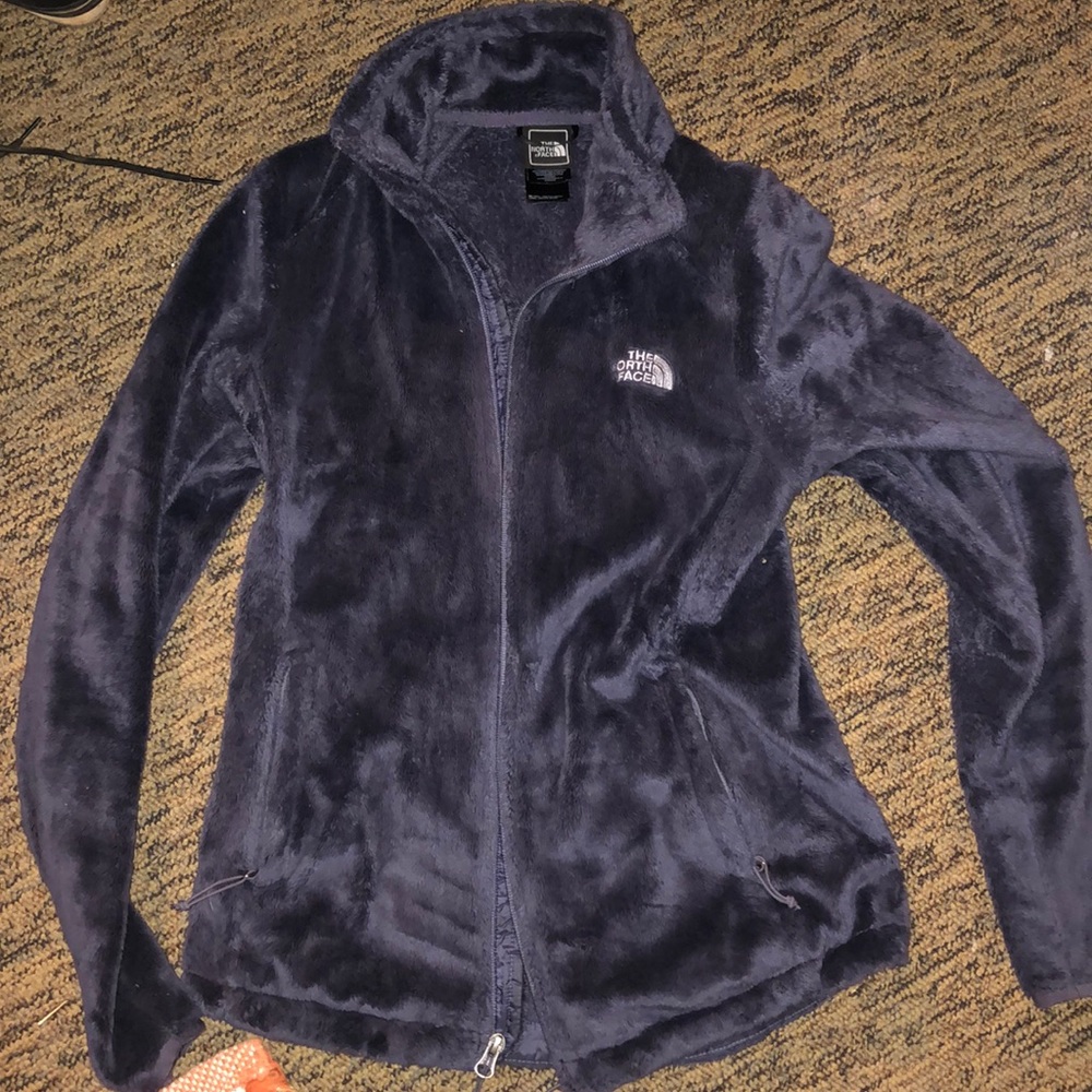 Fuzzy North Face Jacket - Picture 2 of 2